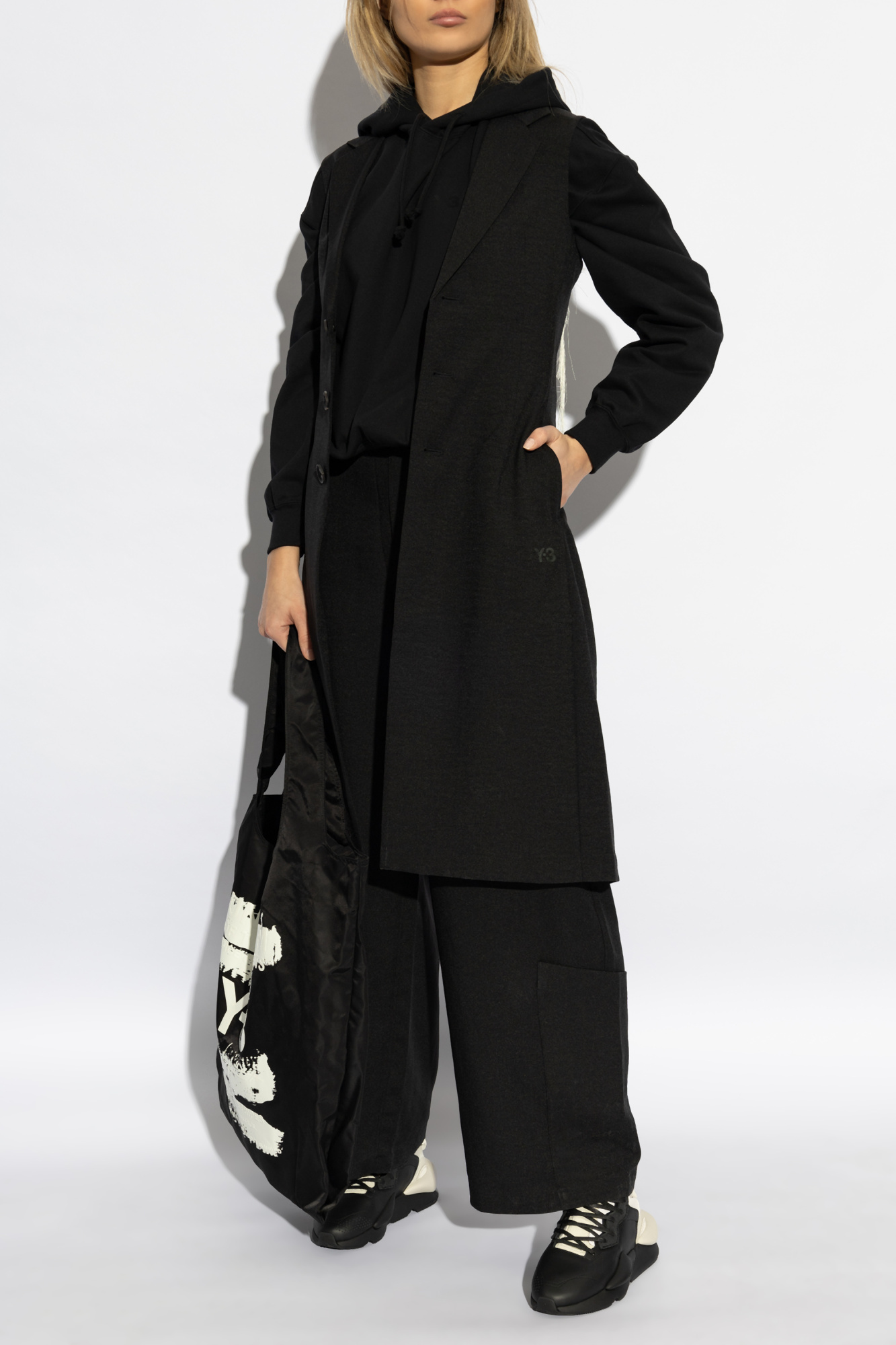 Y-3 Long vest with fringes | Women's Clothing | Vitkac